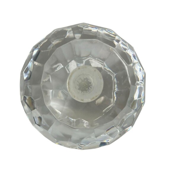 Vtg Mixed Crystal Glass Art Paperweight Lot of 3 Paper Quilled, Faceted, Domed - Picture 8 of 11